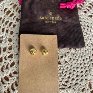 Kate Spade New York Yarn Earrings Gold